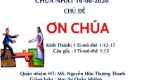 HTTL HUẾ - Chương trình thờ phượng Chúa - 16/08/2020